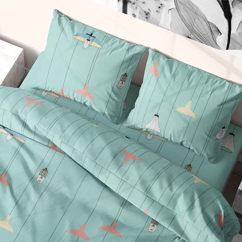 Комплект постельного белья Time Textile Лампочки полуторный Бирюзовый TT170441-p 70х70
Комплект постельного белья Time Textile Лампочки полуторный Бирюзовый TT170441-p 70х70