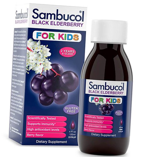 Сироп из Черной Бузины для детей, Black Elderberry Kids Syrup, Sambucol 120мл (71513003)
Сироп из Черной Бузины для детей, Black Elderberry Kids Syrup, Sambucol 120мл (71513003)