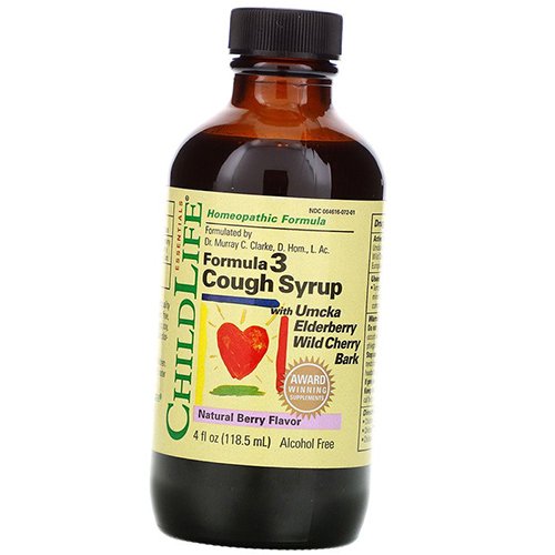 Сироп от кашля для детей, Formula 3 Cough Syrup, ChildLife 118мл Ягода (71514003)
Сироп от кашля для детей, Formula 3 Cough Syrup, ChildLife 118мл Ягода (71514003)