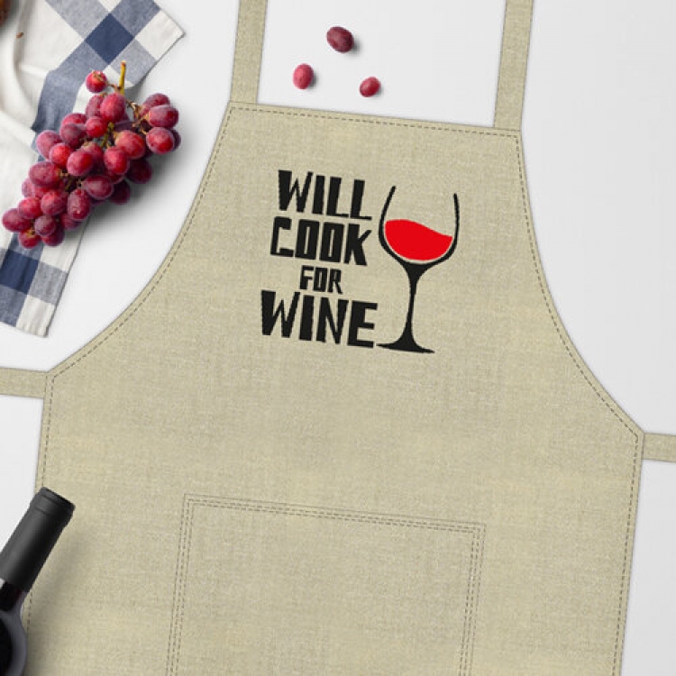 Фартук FOR Will cook for wine ( 124317)
Фартук FOR Will cook for wine ( 124317)
