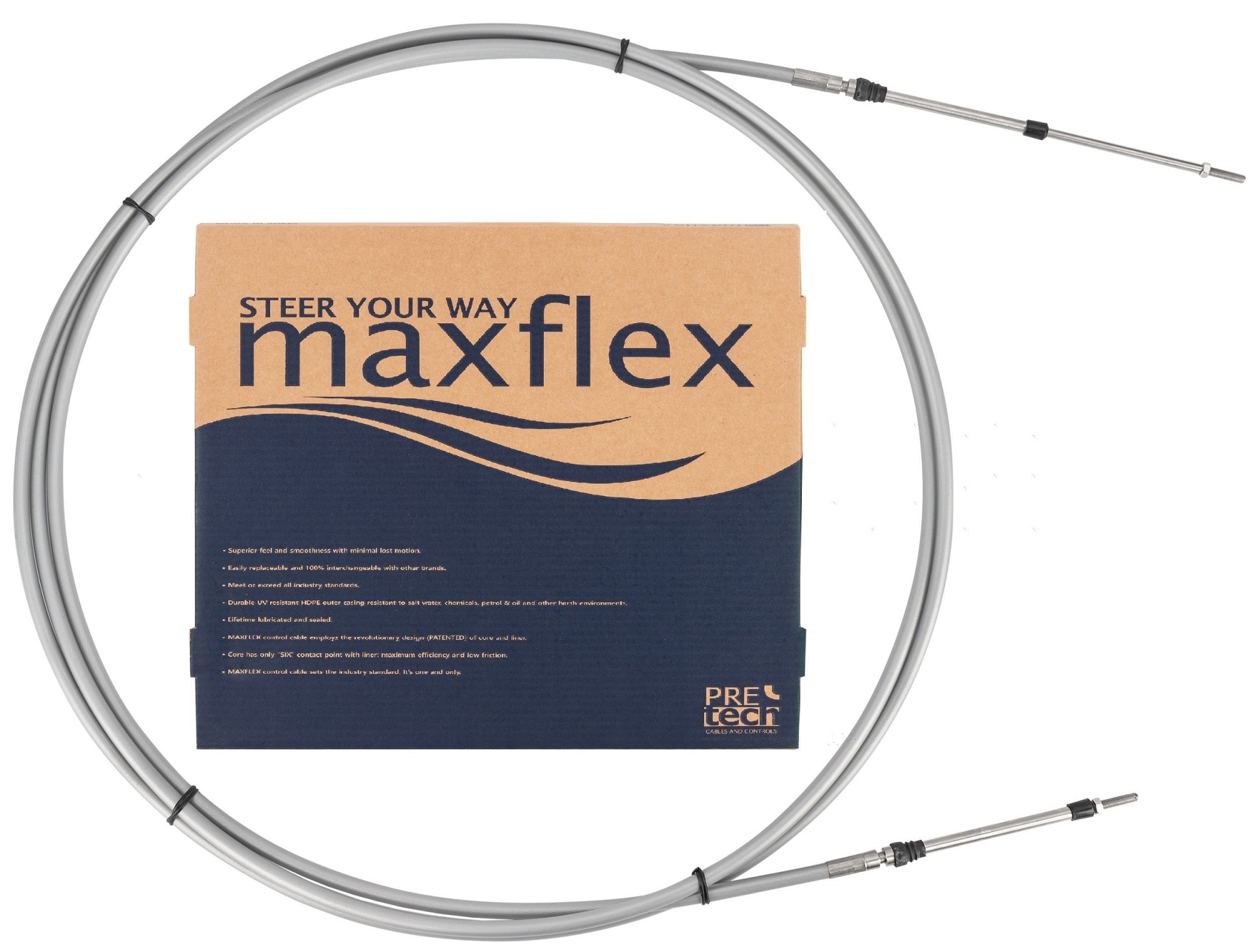 Трос газ/реверс для лодочного мотора Pretech нерж. Maxflex Pinnacle 16FT 4.87м (63016)
Трос газ/реверс для лодочного мотора Pretech нерж. Maxflex Pinnacle 16FT 4.87м (63016)