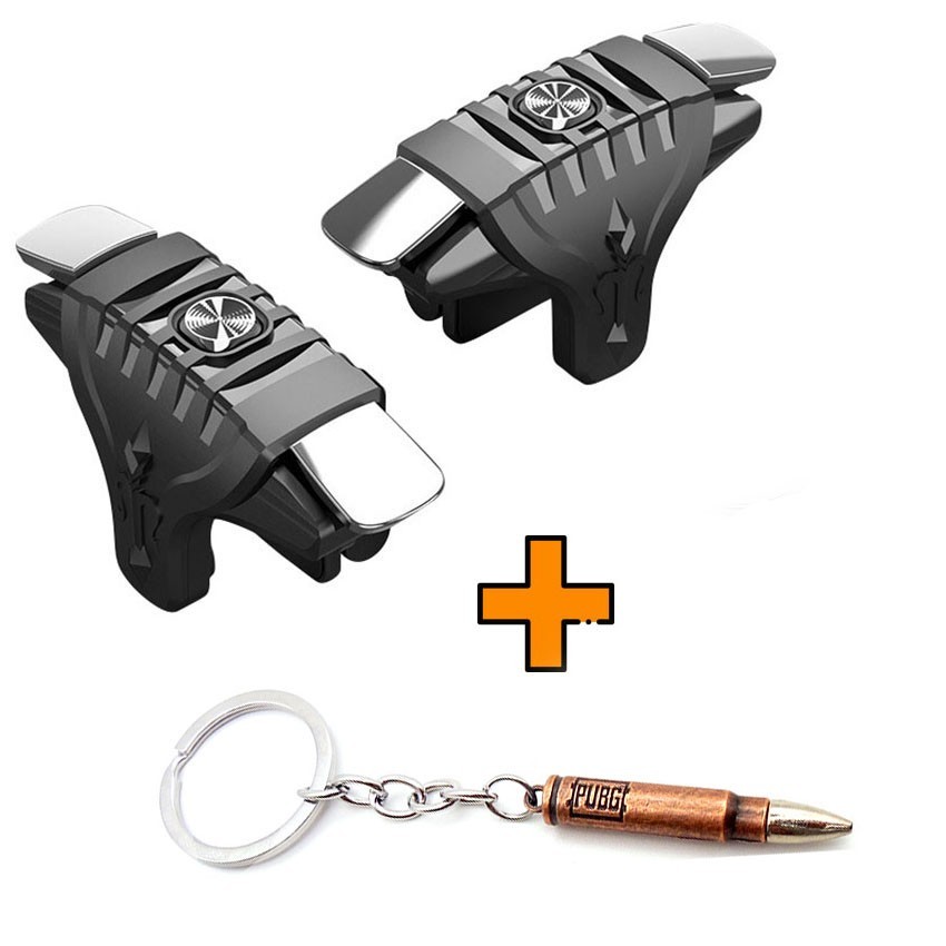 Игровые контроллеры Marpiel F01 (геймпад триггеры курки для смартфона для PUBG) + брелок патрон 7.62 mm
Игровые контроллеры Marpiel F01 (геймпад триггеры курки для смартфона для PUBG) + брелок патрон 7.62 mm
