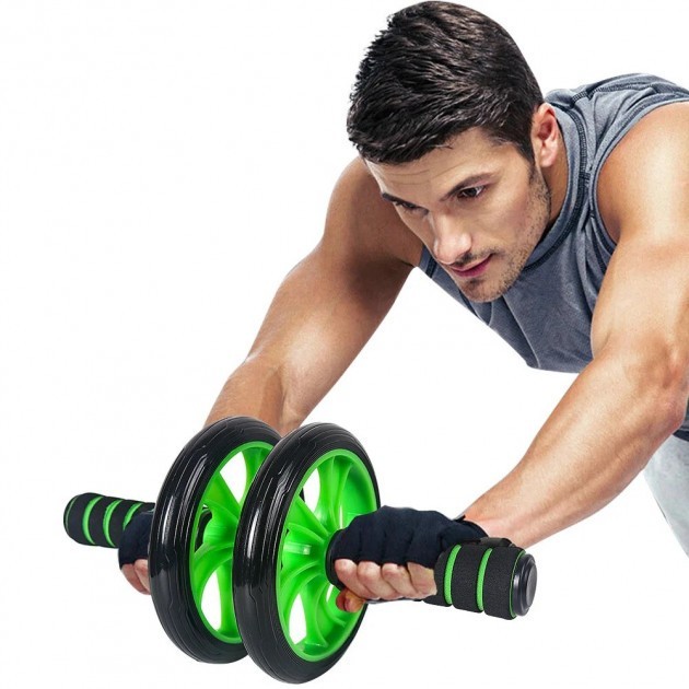 Ролик для пресса Iron Gym Double wheel Abs Колесо тренажер для мышц всего тела Black/Green
Ролик для пресса Iron Gym Double wheel Abs Колесо тренажер для мышц всего тела Black/Green