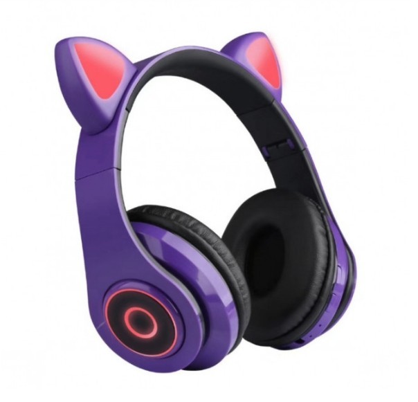 Беспроводные Bluetooth наушники CXT-B39 Cat Ear с ушками и LED подсветкой Фиолетовый
Беспроводные Bluetooth наушники CXT-B39 Cat Ear с ушками и LED подсветкой Фиолетовый