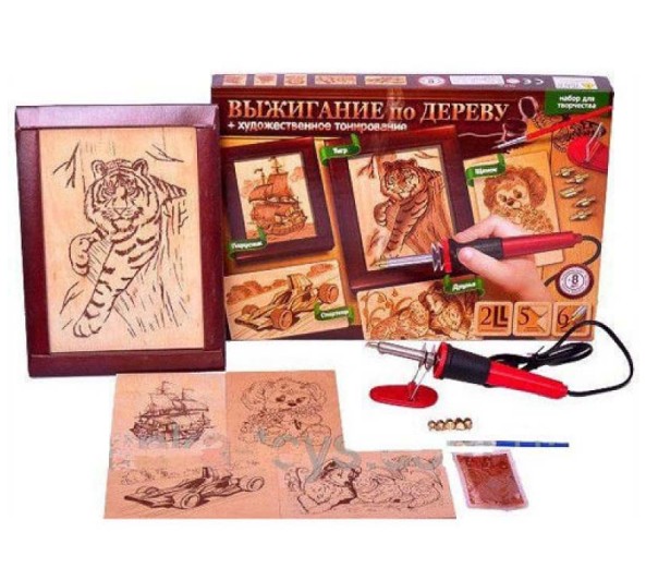 Набор для выжигания по дереву Danko Toys № 1 художественное тонирование готовой работы (Т566)
Набор для выжигания по дереву Danko Toys № 1 художественное тонирование готовой работы (Т566)
