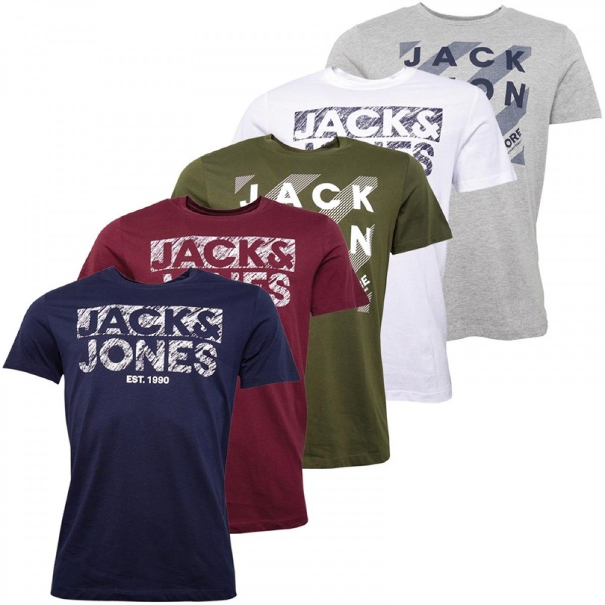Футболка JACK AND JONES Heroic Five Pack Black/White/Grey/Khaki/Navy White, XS (42)
Футболка JACK AND JONES Heroic Five Pack Black/White/Grey/Khaki/Navy White, XS (42)