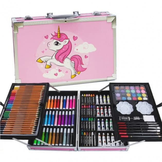 Эксклюзивный набор для рисования и творчества в алюминиевом чемодане Kids Art Set Розовый
Эксклюзивный набор для рисования и творчества в алюминиевом чемодане Kids Art Set Розовый
