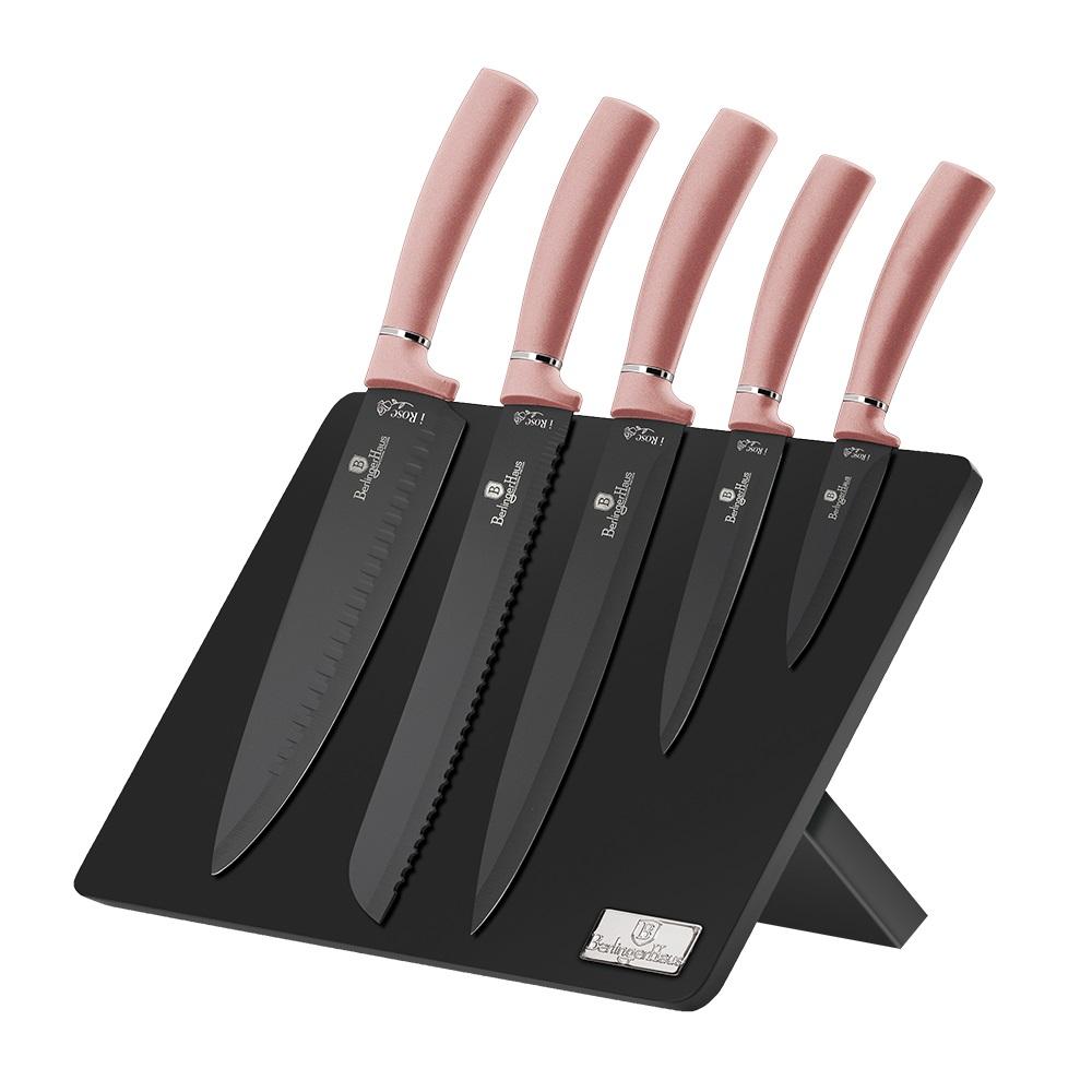 Набор ножей на магнитной подставке Berlinger Haus I-Rose Edition 6 предметов BH-2516
Набор ножей на магнитной подставке Berlinger Haus I-Rose Edition 6 предметов BH-2516