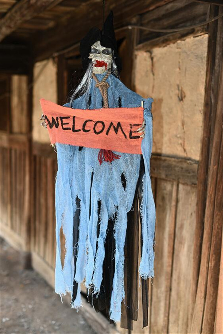 Кукла "Ведьма Welcome" 1.1 м (при касание издает громкие звуки) подвесная декорация на хэллоуин (90159)
Кукла "Ведьма Welcome" 1.1 м (при касание издает громкие звуки) подвесная декорация на хэллоуин (90159)