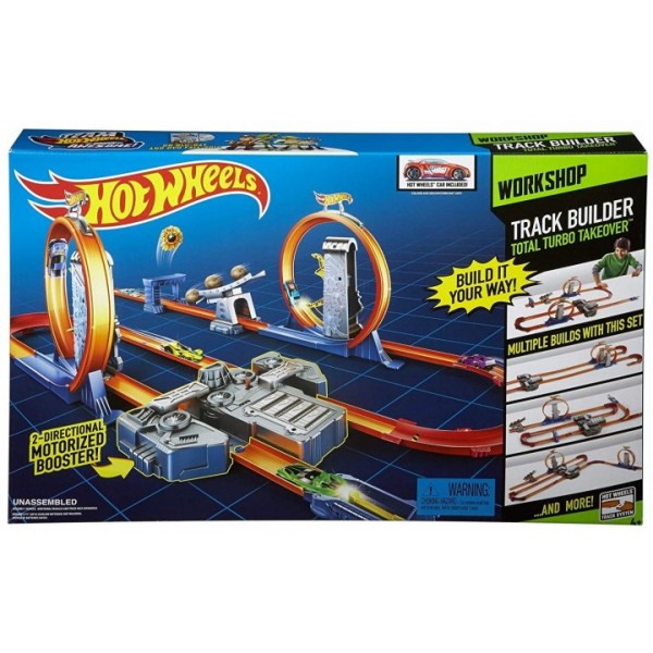 Автомобільний трек Hot Wheels Подвійне прискорення Оригінал Хот Вілс Track Builder Total Turbo Takeover Track Set
Автомобільний трек Hot Wheels Подвійне прискорення Оригінал Хот Вілс Track Builder Total Turbo Takeover Track Set