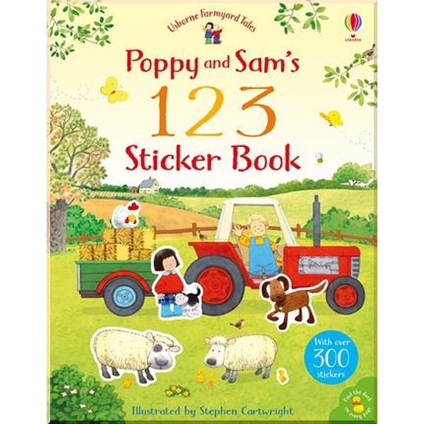 Usborne Farmyard Tales: Poppy and Sam's 123 Sticker Book. Stephen Cartwright, Rachel Wilkie. ISBN:9781409551812
Usborne Farmyard Tales: Poppy and Sam's 123 Sticker Book. Stephen Cartwright, Rachel Wilkie. ISBN:9781409551812