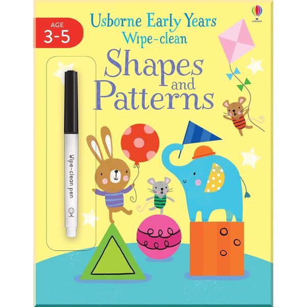 Usborne Early Years Wipe-clean Shapes & Patterns. Jessica Greenwell. ISBN:9781474951210
Usborne Early Years Wipe-clean Shapes & Patterns. Jessica Greenwell. ISBN:9781474951210