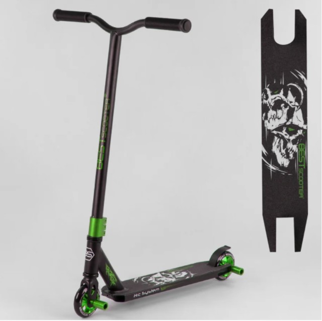 Самокат трюковый 86380 Best Scooter HIC-система, ПЕГИ, алюминиевый диск и дека, колёса PU
Самокат трюковый 86380 Best Scooter HIC-система, ПЕГИ, алюминиевый диск и дека, колёса PU