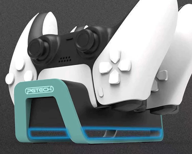 Беспроводное зарядное док-станция PGTECH для DualSense PS5 + 4 коннектора / Green
Беспроводное зарядное док-станция PGTECH для DualSense PS5 + 4 коннектора / Green