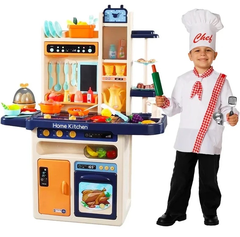 Детская кухня мальчику и девочке 889-161 Modern Kitchen, вода, пар свет, звук, 65 предметов
Детская кухня мальчику и девочке 889-161 Modern Kitchen, вода, пар свет, звук, 65 предметов