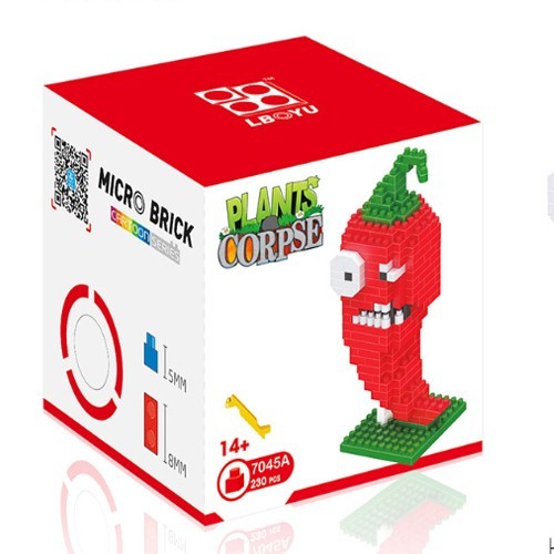 Конструктор Растения против зомби Micro Brick Халапеньо Plants vs Zombies 230 деталей
Конструктор Растения против зомби Micro Brick Халапеньо Plants vs Zombies 230 деталей