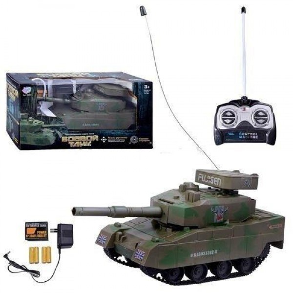 Танк на радиоуправлении Play Smart 9344 стреляет пулями аккумулятор 4.8V серо-зеленый
Танк на радиоуправлении Play Smart 9344 стреляет пулями аккумулятор 4.8V серо-зеленый