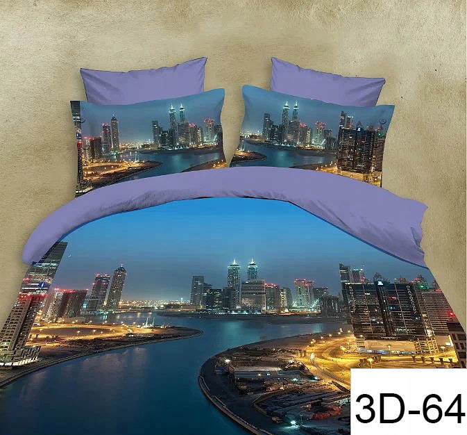 Одностороннее постельное бельё 3D Homeeuro Нью-Йорк 200 х 220 см, 4 эл. (3D-64)
Одностороннее постельное бельё 3D Homeeuro Нью-Йорк 200 х 220 см, 4 эл. (3D-64)