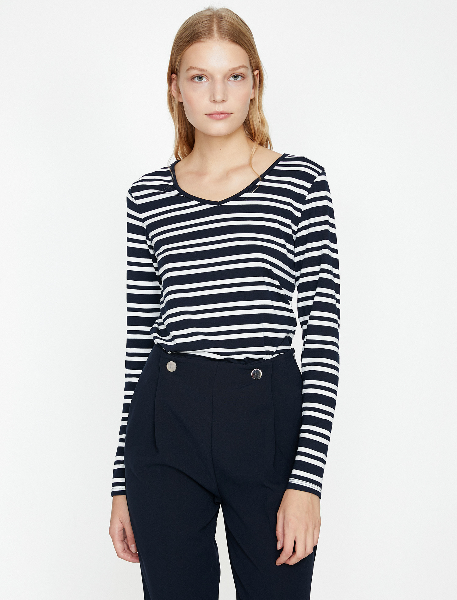 Лонгслив Koton 9KAK13611GK-L89 Navy Stripe, Лонгслив Koton 9KAK13611GK-L89 S Navy Stripe
Лонгслив Koton 9KAK13611GK-L89 Navy Stripe, Лонгслив Koton 9KAK13611GK-L89 S Navy Stripe