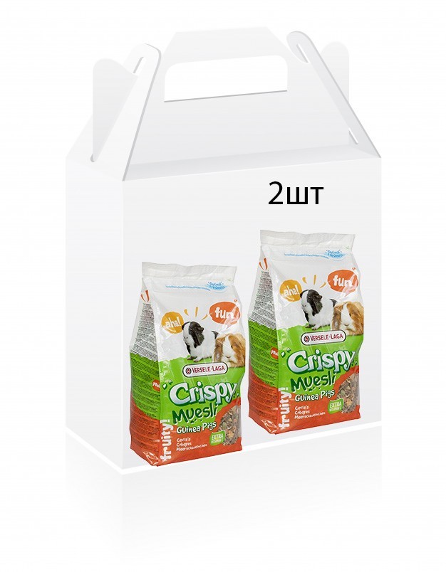 Набор Корм для морских свинок Versele-Laga Crispy Muesli Cavia зерновая смесь с витамином C 1 кг 2 шт (5410340617113)
Набор Корм для морских свинок Versele-Laga Crispy Muesli Cavia зерновая смесь с витамином C 1 кг 2 шт (5410340617113)