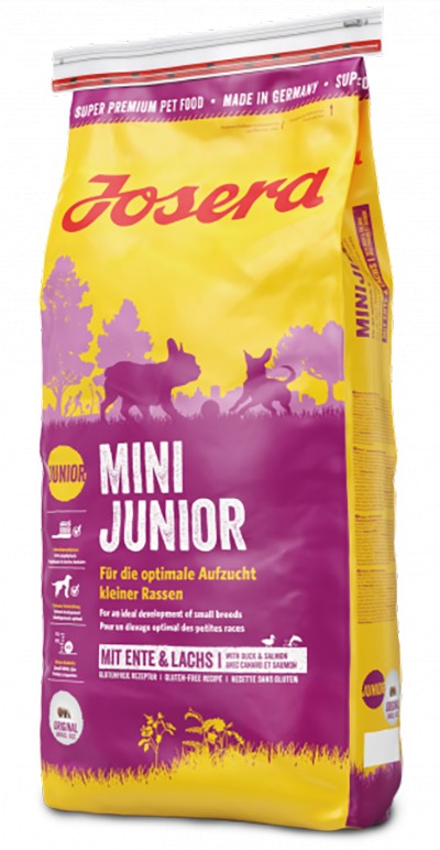 Сухой корм для щенков малых пород Josera MiniJunior с уткой и рисом 15 кг (4032254744290)
Сухой корм для щенков малых пород Josera MiniJunior с уткой и рисом 15 кг (4032254744290)