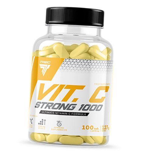 Витамин С с Биофлавоноидами и Цинком, Vit.C Strong 1000, Trec Nutrition 100таб (36101012)
Витамин С с Биофлавоноидами и Цинком, Vit.C Strong 1000, Trec Nutrition 100таб (36101012)