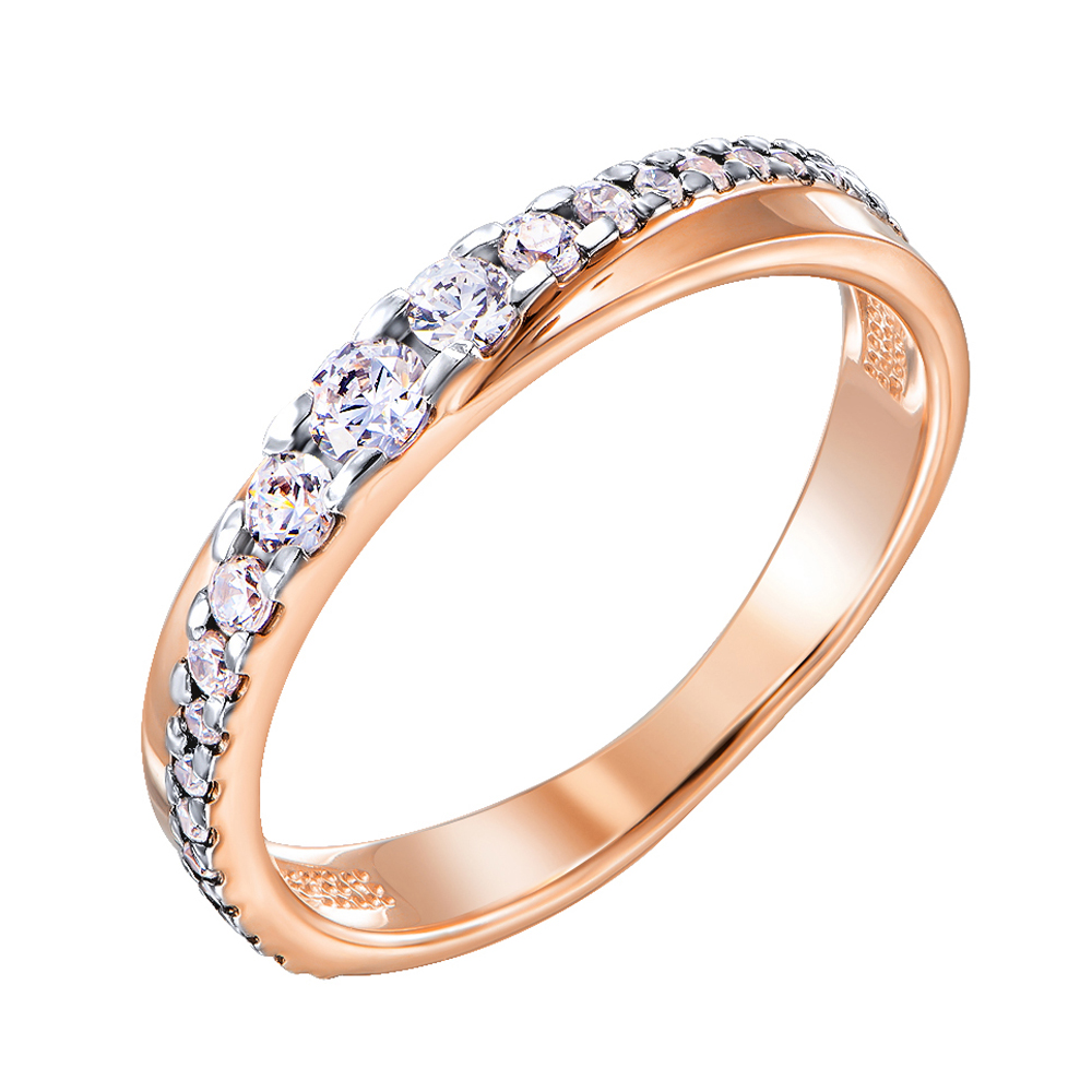 Золотое кольцо Лара в комбинированном цвете с кристаллами Swarovski 18.5 размера
Золотое кольцо Лара в комбинированном цвете с кристаллами Swarovski 18.5 размера