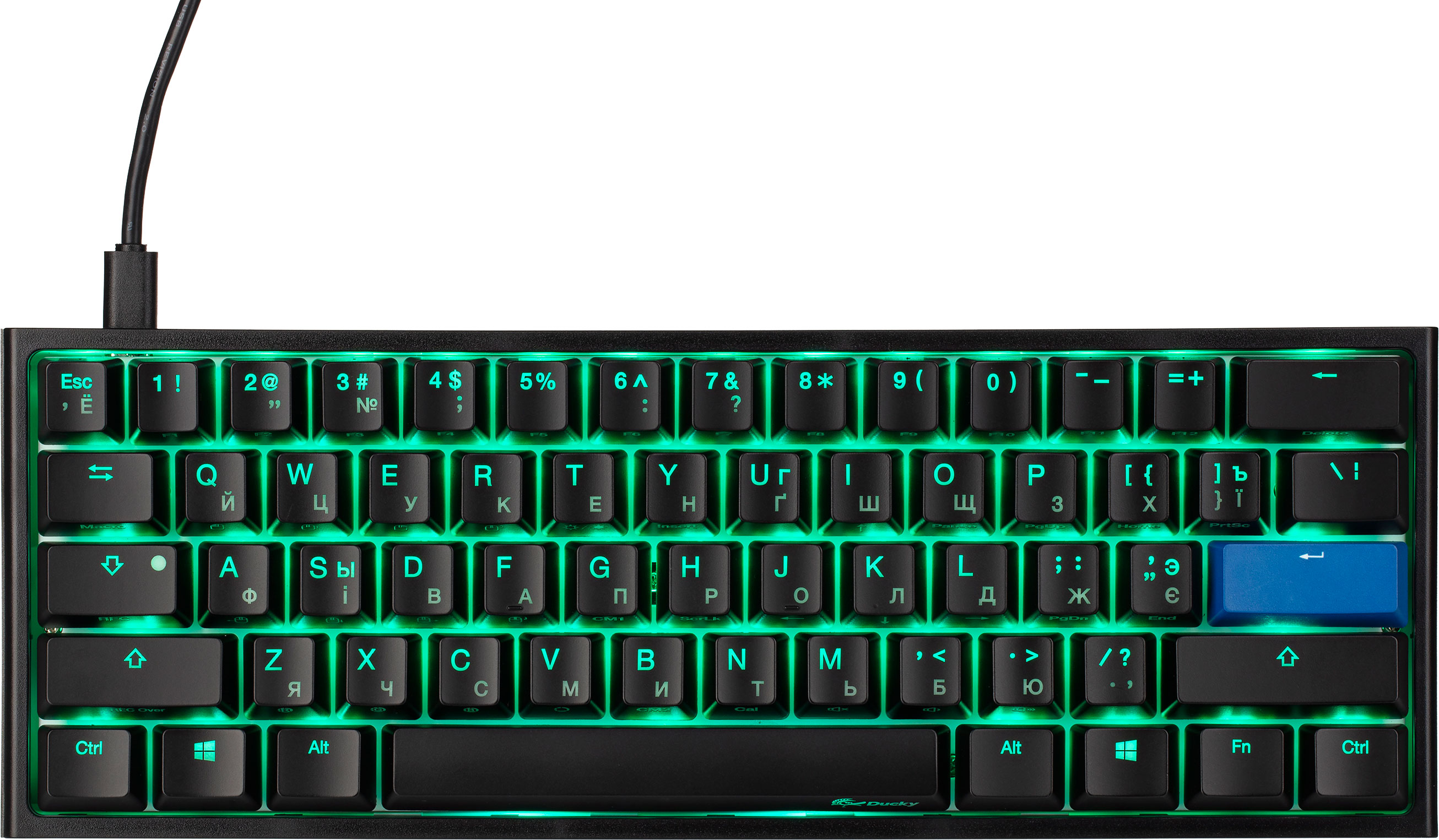 Клавиатура проводная Ducky One 2 Mini Cherry MX Brown USB Black-White (DKON2061ST-BURALAZT1)
Клавиатура проводная Ducky One 2 Mini Cherry MX Brown USB Black-White (DKON2061ST-BURALAZT1)