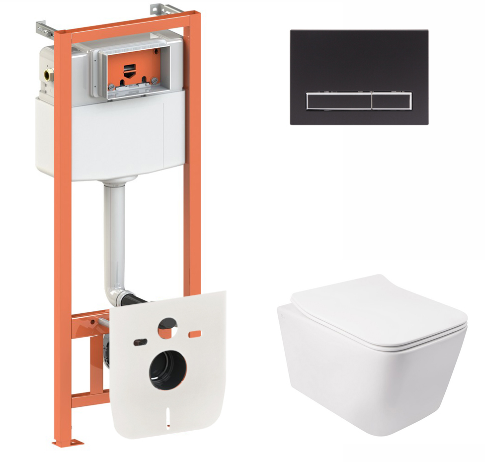 Инсталляция QTAP Nest QT0133M425 с панелью смыва QT0111M08V1091MB + унитаз Crow QT05335170W с сиденьем Soft Close дюропласт
Инсталляция QTAP Nest QT0133M425 с панелью смыва QT0111M08V1091MB + унитаз Crow QT05335170W с сиденьем Soft Close дюропласт