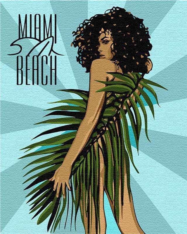 Картина для рисования по номерам Идейка Miami Beach 40x50 см (в коробке) (КН4699)
Картина для рисования по номерам Идейка Miami Beach 40x50 см (в коробке) (КН4699)