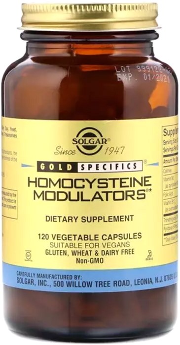 Модулятор Гомоцистеина Homocysteine Modulators Solgar 120 вегетарианских капсул (033984014114)
Модулятор Гомоцистеина Homocysteine Modulators Solgar 120 вегетарианских капсул (033984014114)