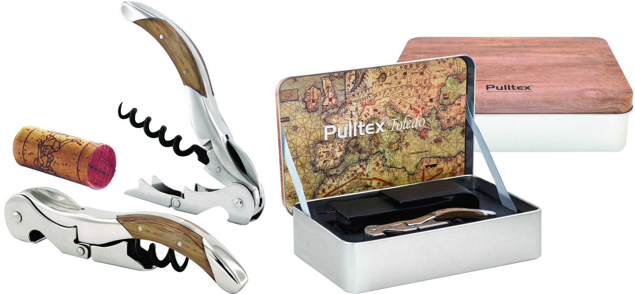 Набор подарочный Pulltex Pulltap's Toledo Oak Set De Luxe: штопор, футляр для хранения (107-728-00)
Набор подарочный Pulltex Pulltap's Toledo Oak Set De Luxe: штопор, футляр для хранения (107-728-00)