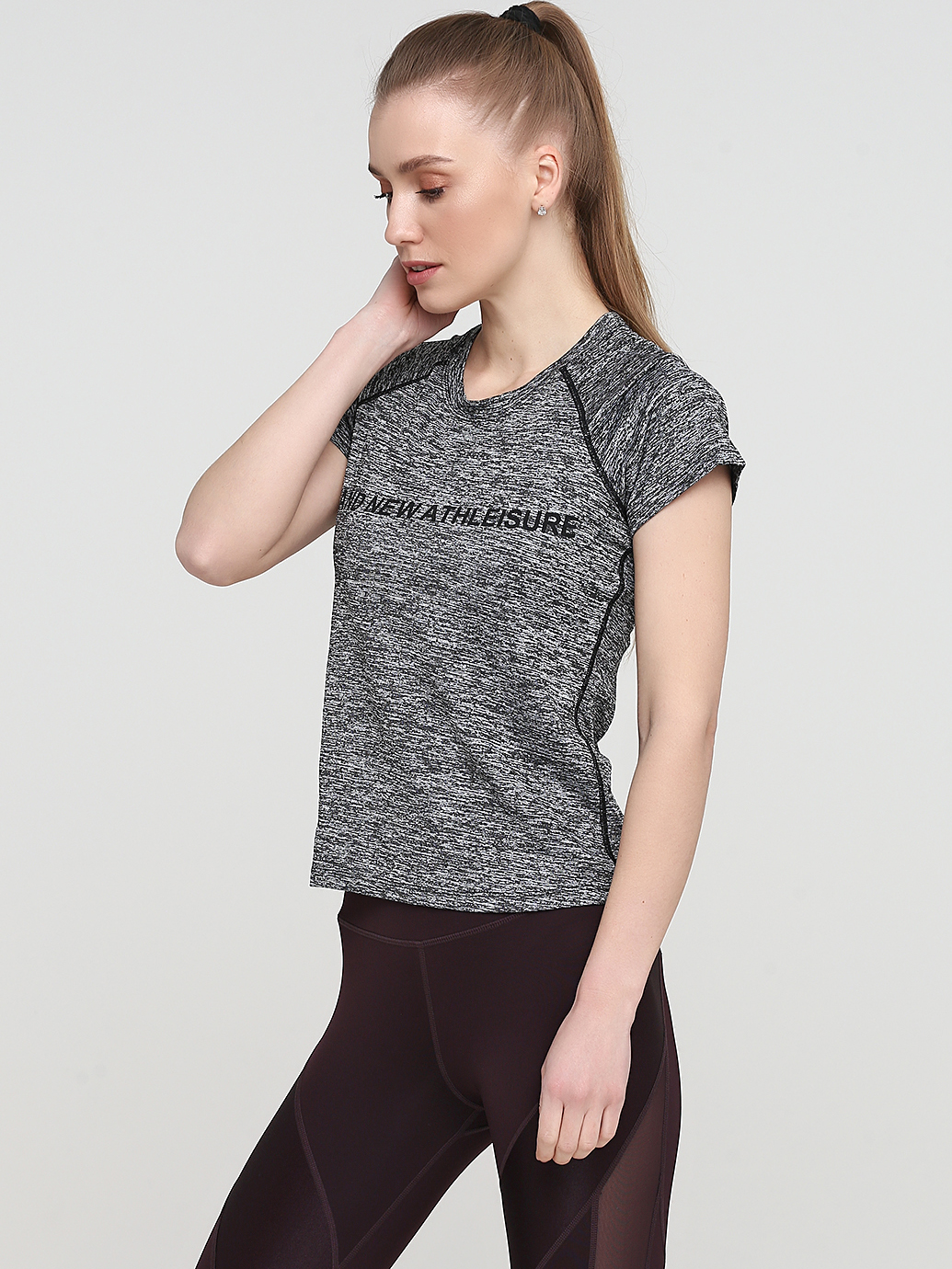 Футболка H&M 0-1076 M Серая 
Футболка H&M 0-1076 M Серая