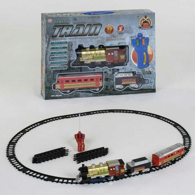 Детская железная дорога на радиоуправлении Small Toys "Classic Train"39 длина путей 420 см, со световыми и звуковыми эффектами
Детская железная дорога на радиоуправлении Small Toys "Classic Train"39 длина путей 420 см, со световыми и звуковыми эффектами