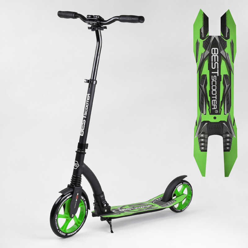Самокат Best Scooter 52266 черно-зеленый, зажим руля, колеса PU - 23 см, заднее - 20 см, 1 амортизатор, широкий руль
Самокат Best Scooter 52266 черно-зеленый, зажим руля, колеса PU - 23 см, заднее - 20 см, 1 амортизатор, широкий руль