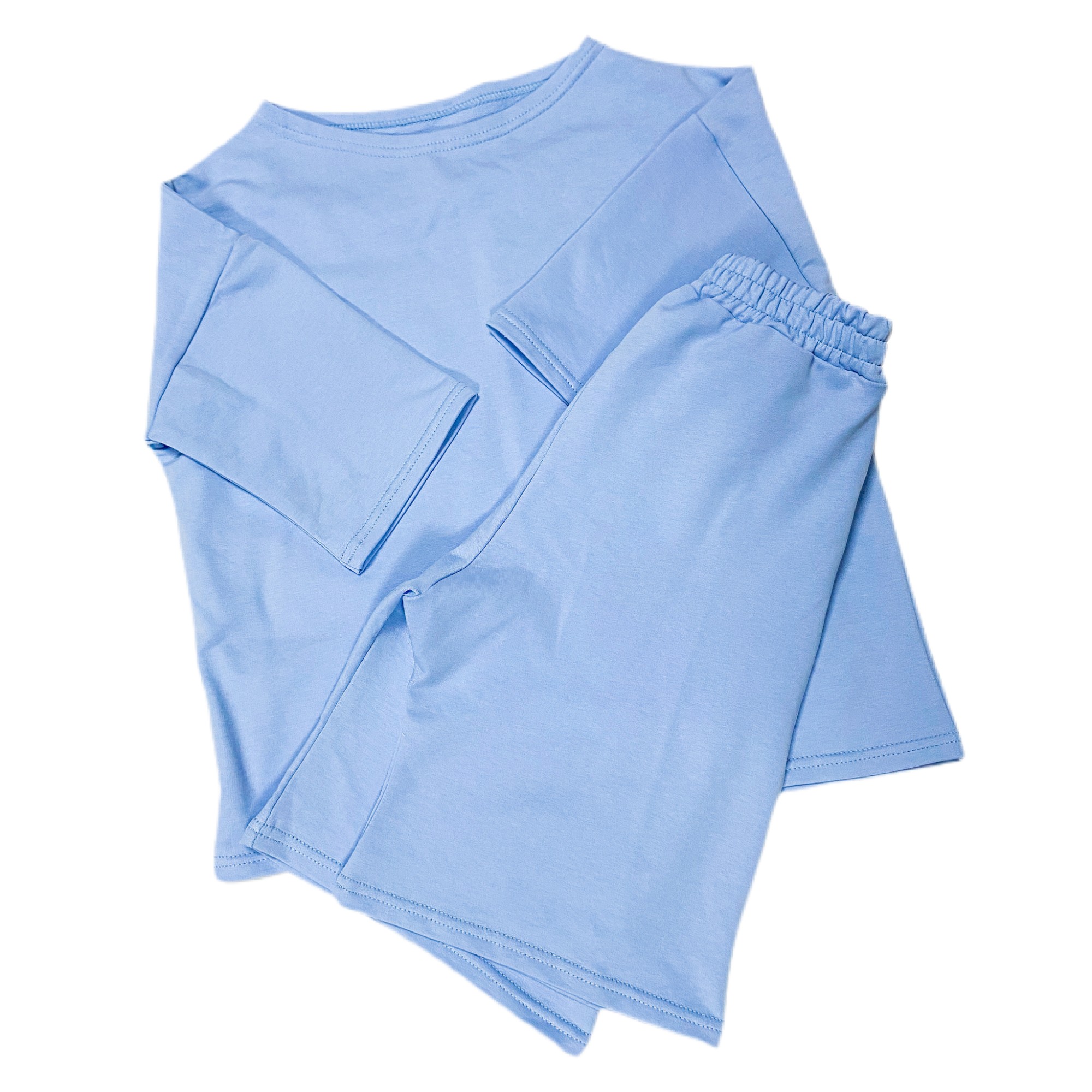 Костюм женский трикотаж майка и шорты голубой - ks2003, Костюм женский трикотаж майка и шорты голубой L-XL ks2003
Костюм женский трикотаж майка и шорты голубой - ks2003, Костюм женский трикотаж майка и шорты голубой L-XL ks2003