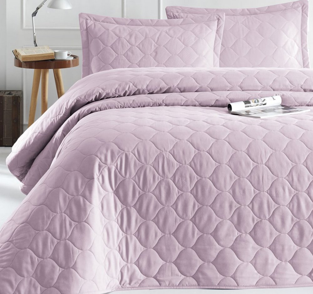 Покрывало стеганое EnLora Home ранфорс Fresh Color Romona Lila 225х240 с наволочками 50х70
Покрывало стеганое EnLora Home ранфорс Fresh Color Romona Lila 225х240 с наволочками 50х70