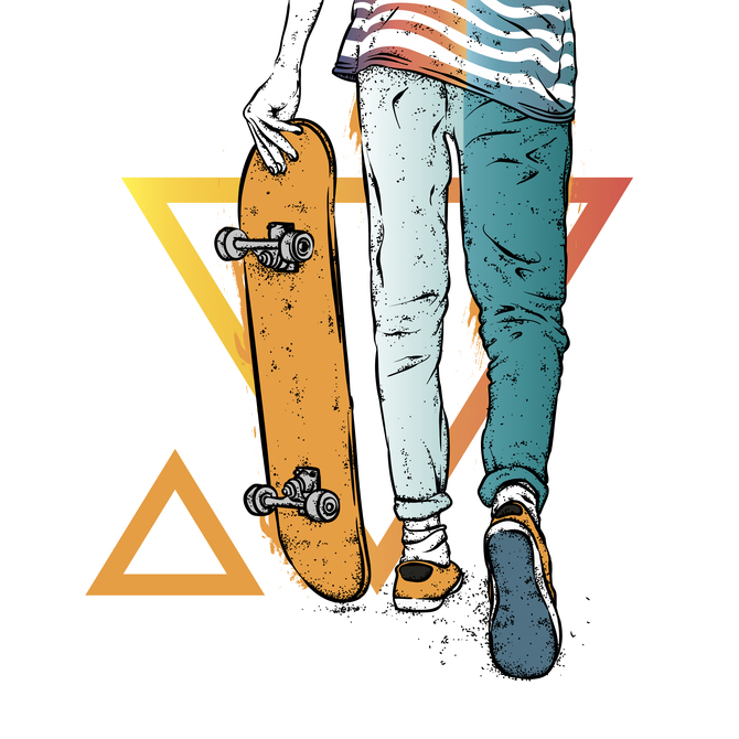 Фотообои Арт 'Скейтер' (2729) , Кожа
Фотообои Арт 'Скейтер' (2729) , Кожа