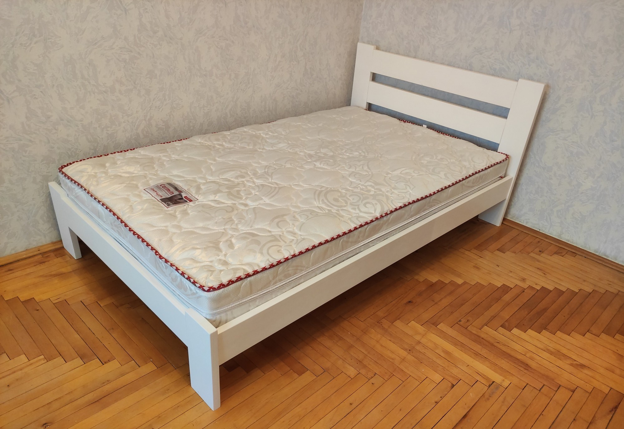 Детская односпальная подростковая деревянная кровать Ричи 90х200 Белая эмаль Шаг ламелей 2,5 см.
Детская односпальная подростковая деревянная кровать Ричи 90х200 Белая эмаль Шаг ламелей 2,5 см.