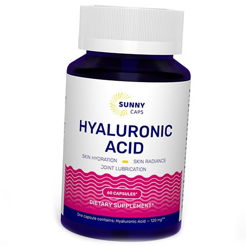 Гиалуроновая кислота и Коллаген, Hyaluronic Acid Powerfull, Sunny Caps 60капс (68516001)
Гиалуроновая кислота и Коллаген, Hyaluronic Acid Powerfull, Sunny Caps 60капс (68516001)