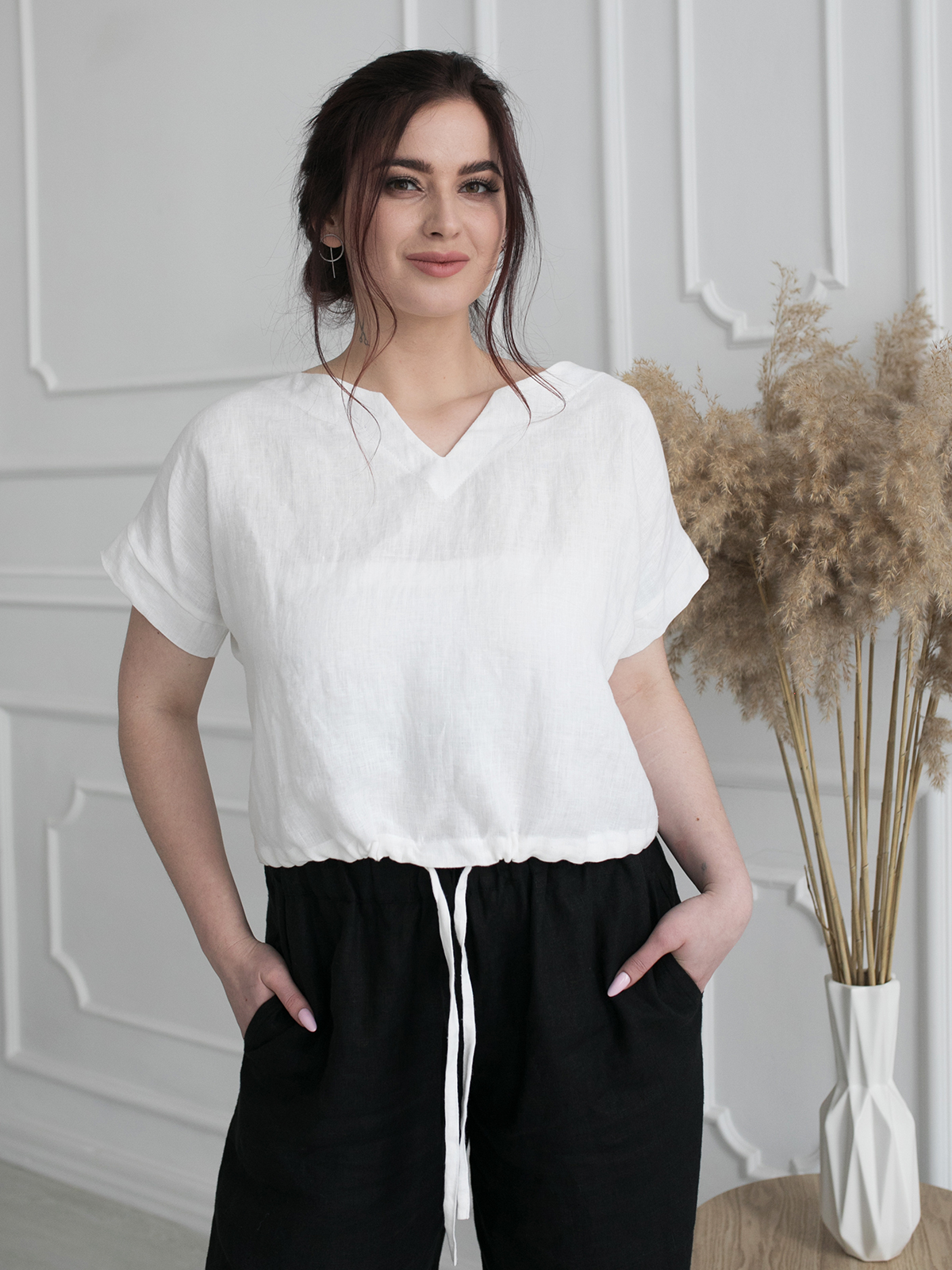 Льняной топ "Кейт" белый - linen island, Льняной топ "Кейт" белый S - linen island
Льняной топ "Кейт" белый - linen island, Льняной топ "Кейт" белый S - linen island