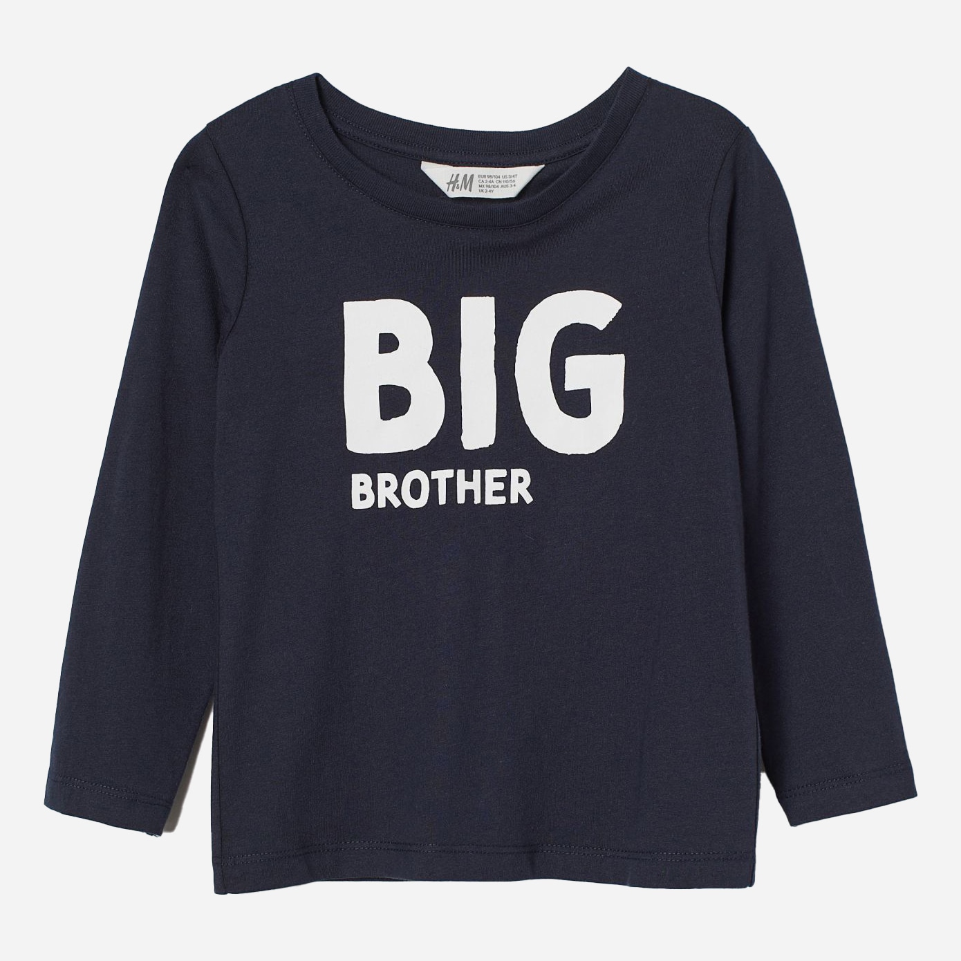 Футболка с длинными рукавами H&M 2904-9082202 110-116 см Темно-синяя
Футболка с длинными рукавами H&M 2904-9082202 110-116 см Темно-синяя