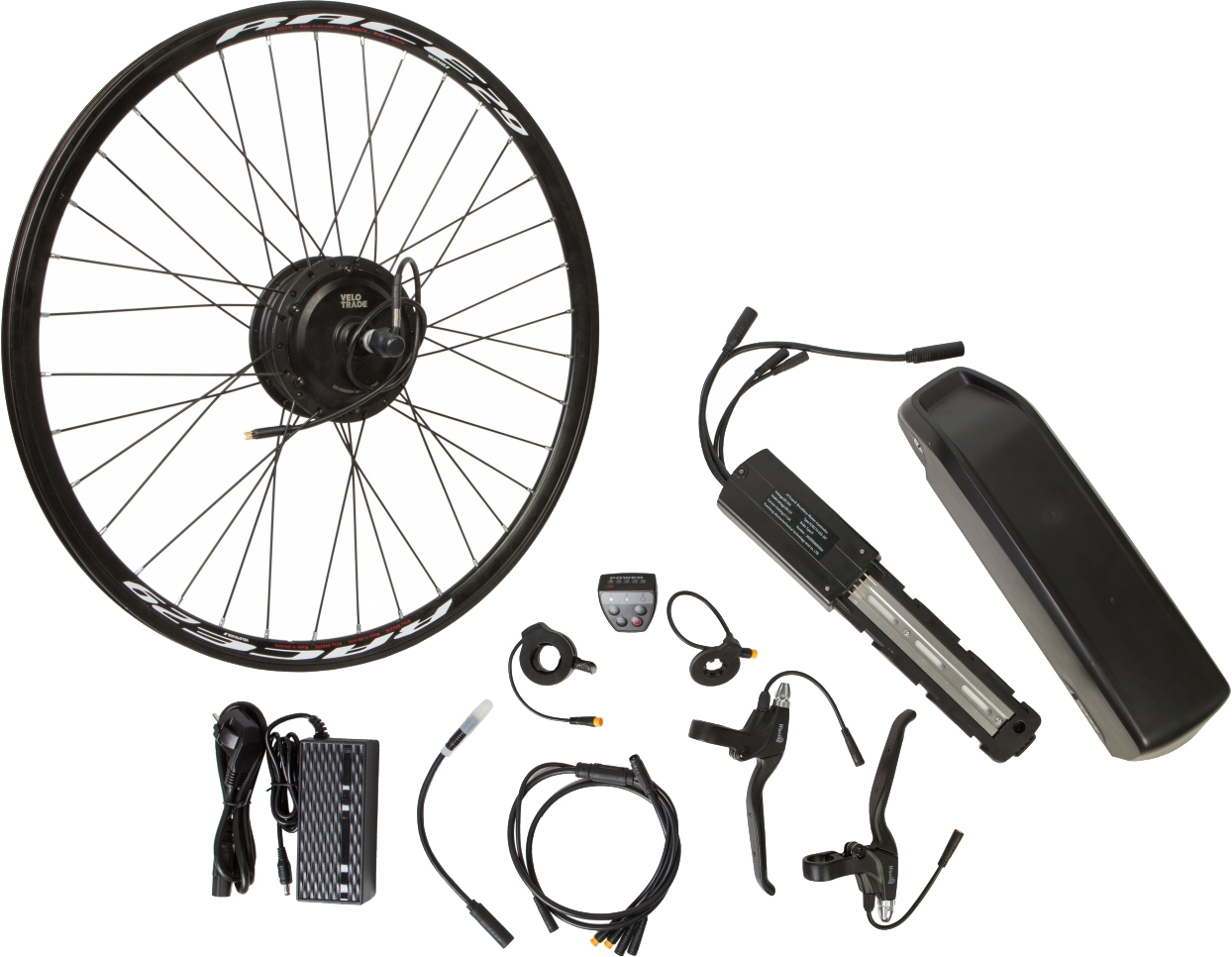 Электрический велонабор на раму Velotrade Мотор-колесо 27.5" задний редуктор 350 Вт 36 В 12.5 Ач 17 A (ELBK-055)
Электрический велонабор на раму Velotrade Мотор-колесо 27.5" задний редуктор 350 Вт 36 В 12.5 Ач 17 A (ELBK-055)
