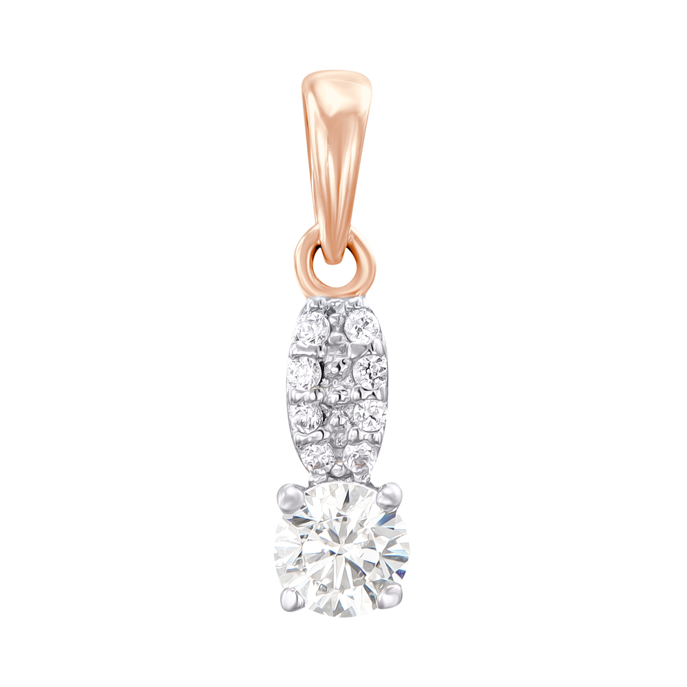 Кулон в комбинированном цвете золота с кристаллами Swarovski и родированием 000126365
Кулон в комбинированном цвете золота с кристаллами Swarovski и родированием 000126365