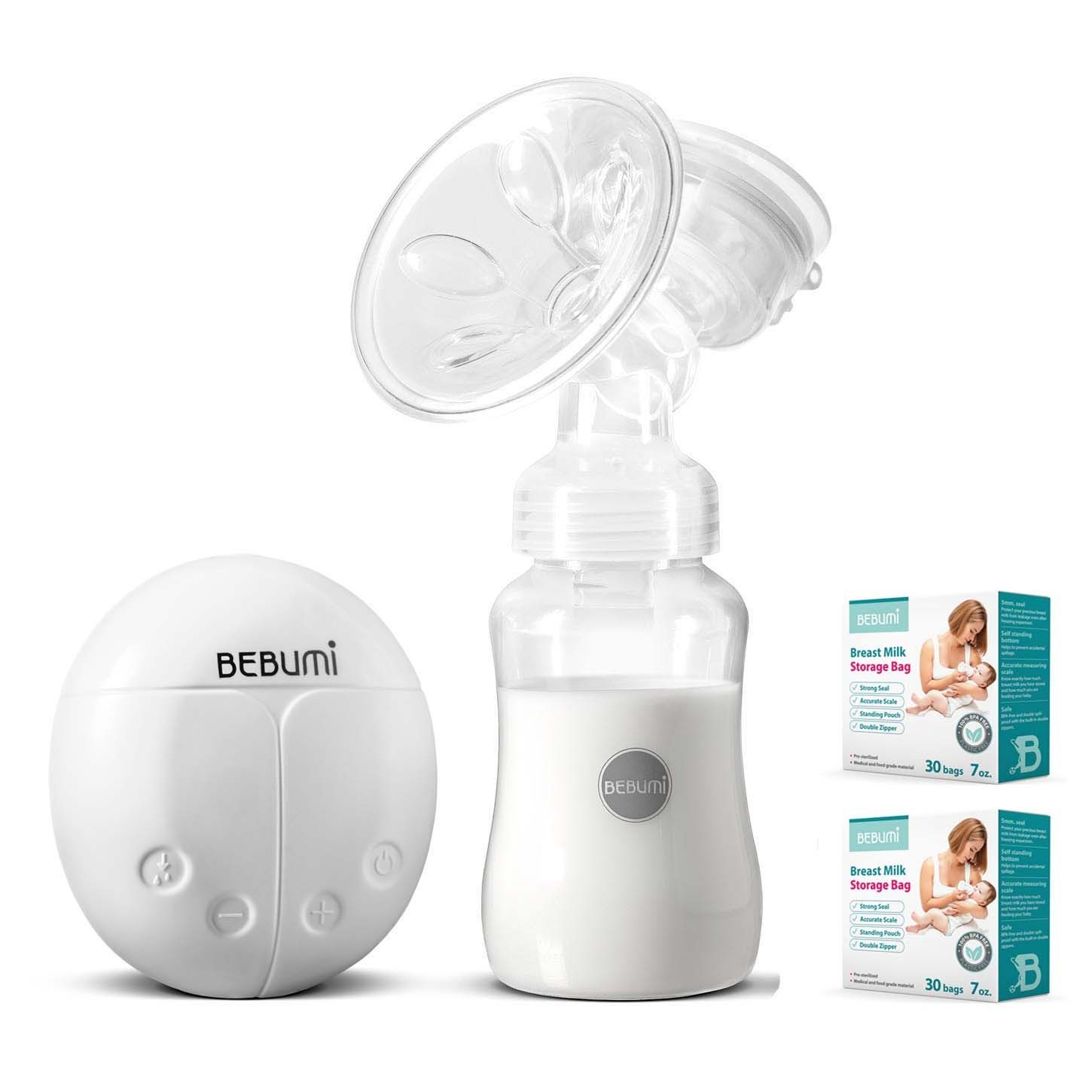 Электрический молокоотсос Bebumi BS Eco (A white) с силиконовой соской + пакеты для хранения грудного молока Bebumi 60 штук
Электрический молокоотсос Bebumi BS Eco (A white) с силиконовой соской + пакеты для хранения грудного молока Bebumi 60 штук