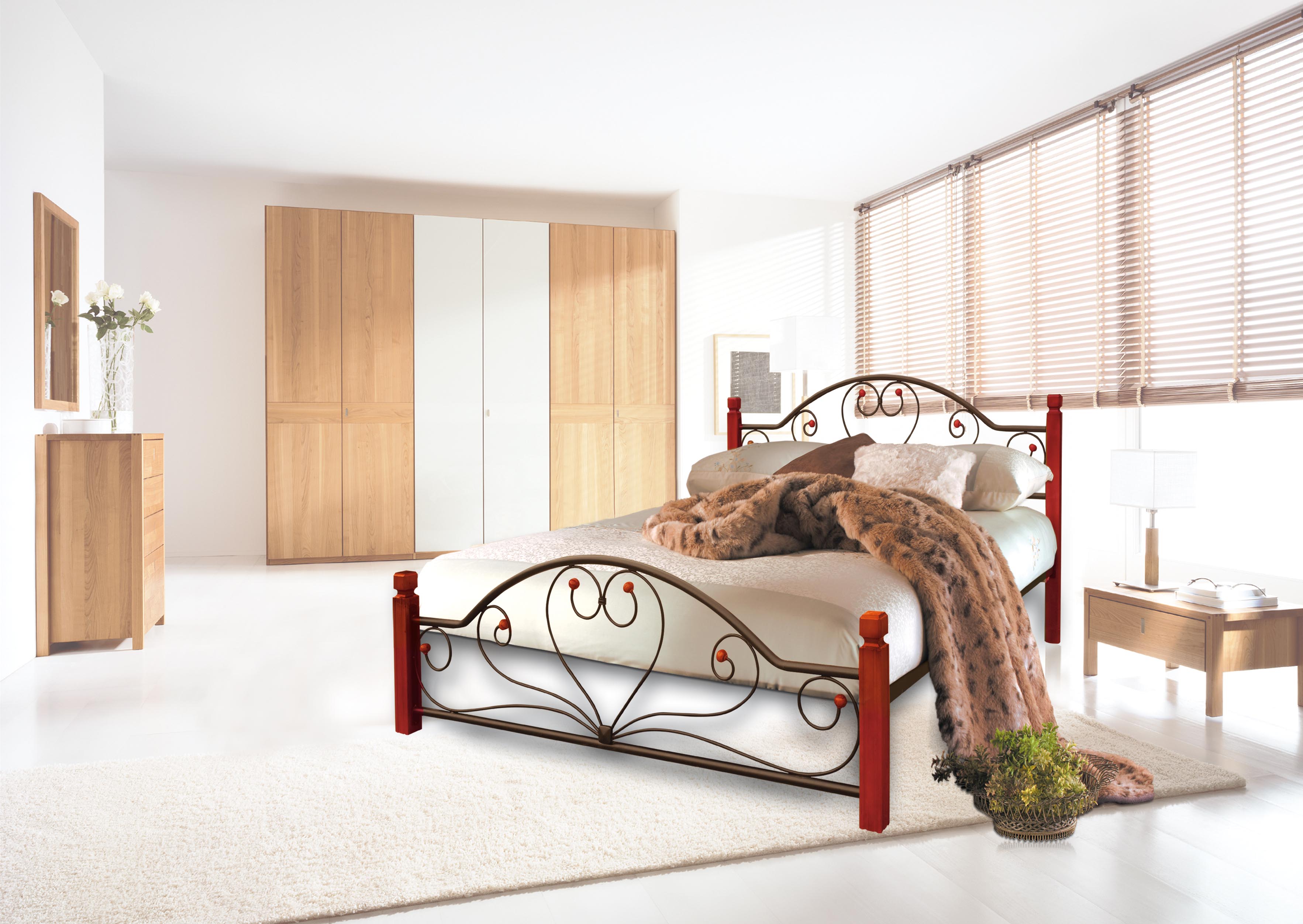 Кровать Металл-дизайн Джоконда на деревянных ножках 160х200 коричневый
Кровать Металл-дизайн Джоконда на деревянных ножках 160х200 коричневый