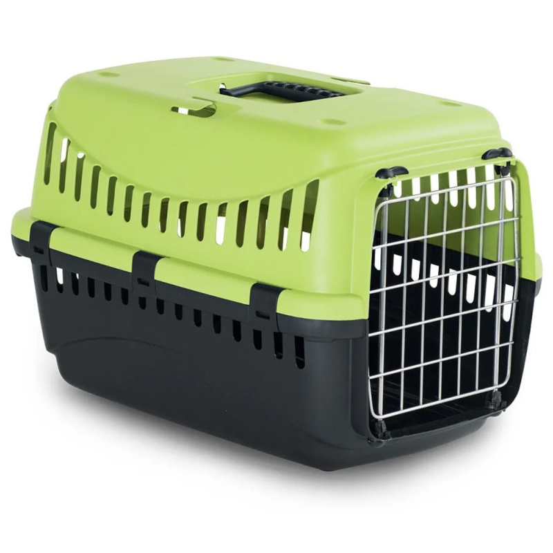 Переноска с металлической дверцей для кошек и собак до 12 кг Bergamo Gipsy 2 Large Green 58x38x38 см, салатовый
Переноска с металлической дверцей для кошек и собак до 12 кг Bergamo Gipsy 2 Large Green 58x38x38 см, салатовый
