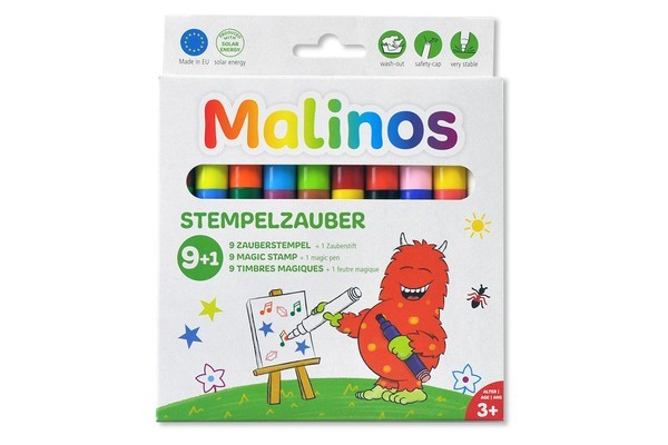 Штампы-фломастеры волшебные меняющие цвет MALINOS Stempelzauber 9 (9+1) шт (MA-300008)
Штампы-фломастеры волшебные меняющие цвет MALINOS Stempelzauber 9 (9+1) шт (MA-300008)