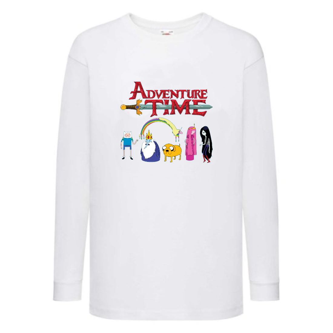 Лонгслив реглан Время Приключений 0022 (Adventure Time) белый (ART wh 0022) 104 см
Лонгслив реглан Время Приключений 0022 (Adventure Time) белый (ART wh 0022) 104 см