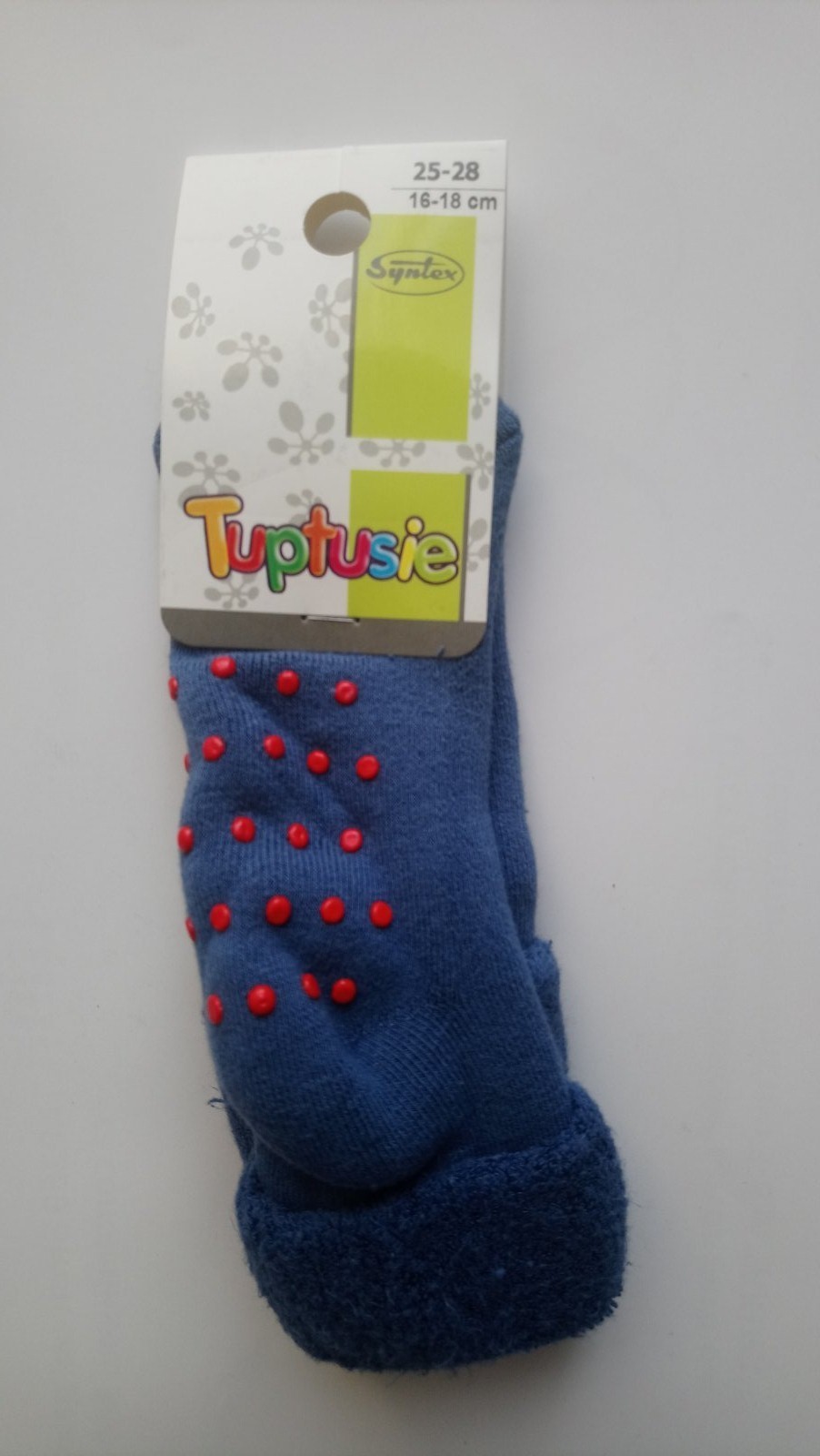 Шкарпетки дитячі махрові однотонні із бортиком та з ABS Tuptusie SYNTEX (сині) р. - (16-18 см, Шкарпетки дитячі махрові однотонні із бортиком та з ABS Tuptusie SYNTEX (сині) р. 25-28 (16-18 см)
Шкарпетки дитячі махрові однотонні із бортиком та з ABS Tuptusie SYNTEX (сині) р. - (16-18 см, Шкарпетки дитячі махрові однотонні із бортиком та з ABS Tuptusie SYNTEX (сині) р. 25-28 (16-18 см)